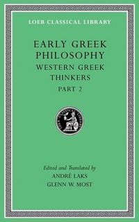 Produktbild: Early Greek Philosophy, Volume V - Western Greek Thinkers, Part 2 L528