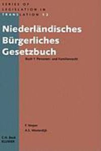Produktbild: Niederl&Auml;Ndisches B&Uuml;Rgerliches Gesetzbuch:Buch 1 Personen- Und Familienrecht