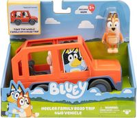 Produktbild: Moose Toys 300176 - BLUEY S11 Heeler Family Road Trip 4WD Vehicle, Familienauto mit Chilli-Figur