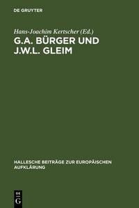 Produktbild: G.A. B&uuml;rger und J.W.L. Gleim