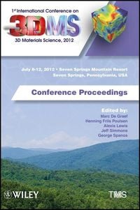 Produktbild: 1st International Conference on 3D Materials Science, 2012