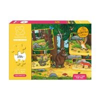 Produktbild: TEAMPUZZLE &ndash; Der Gr&uuml;ffelo &ndash; 194 Teile &ndash; Kinderpuzzle mit gro&szlig;en & kleinen Teilen
