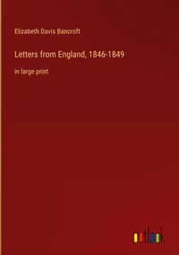 Produktbild: Letters from England, 1846-1849