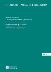 Produktbild: Relazioni linguistiche