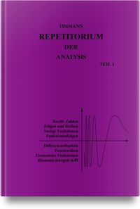 Produktbild: Repetitorium der Analysis, Teil 1