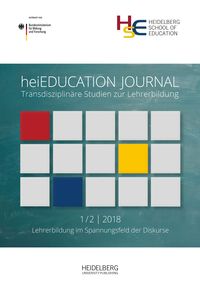 Produktbild: HeiEDUCATION JOURNAL / Lehrerbildung im Spannungsfeld der Diskurse