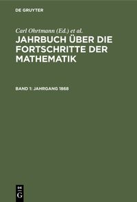 Produktbild: Jahrgang 1868
