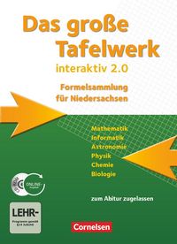 Produktbild: Das gro&szlig;e Tafelwerk interaktiv 2.0 - Formelsammlung f&uuml;r die Sekundarstufen I und II - Niedersachsen