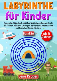 Produktbild: Labyrinthe f&uuml;r Kinder ab 5 Jahren - Band 36
