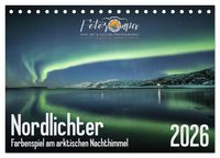 Produktbild: Nordlichter - Farbenspiel am arktischen Nachthimmel (Tischkalender 2026 DIN A5 quer), CALVENDO Monatskalender