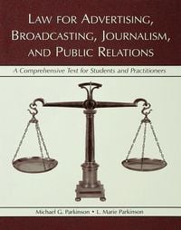 Produktbild: Law for Advertising, Broadcasting, Journalism, and Public Relations