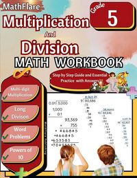 Produktbild: Multiplication and Division Math Workbook 5th Grade
