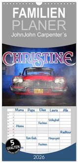 Produktbild: Familienplaner 2026 - John Carpenter&acute;s Christine mit 5 Spalten (Wandkalender, 21 x 45 cm) CALVENDO