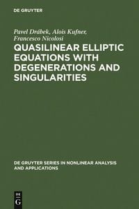 Produktbild: Quasilinear Elliptic Equations with Degenerations and Singularities