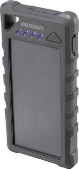 Produktbild: VOLTCRAFT VC-SL16000 VC-11946675 Solar-Powerbank Ladestrom Solarzelle 280mA 16000 mAh