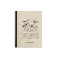 Produktbild: matabooks - Steifbroschur Dahara A6 "Typewriter"