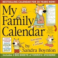 Produktbild: Sandra Boynton's 17-Month 2026-2027 My Family Wall Calendar