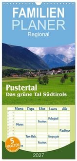 Produktbild: Familienplaner 2027 - Pustertal - Das gr&uuml;ne Tal S&uuml;dtirols mit 5 Spalten (Wandkalender, 21 x 45 cm) CALVENDO