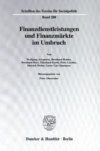 Produktbild: Finanzdienstleistungen und Finanzm&auml;rkte im Umbruch.