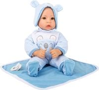 Bild vom Artikel Small foot 11238 - Puppe Lukas mit weiß/blauem Zubehör, Weichkörper-Puppe, 40cm vom Autor 