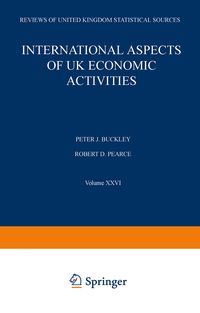 Produktbild: International Aspects of UK Economic Activities