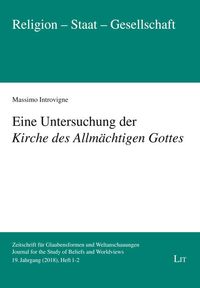 Produktbild: Eine Untersuchung der Kirche des Allm&auml;chtigen Gottes