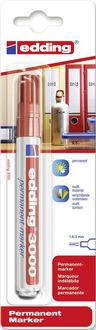 Produktbild edding Permanentmarker 3000 rot 1,5-3mm