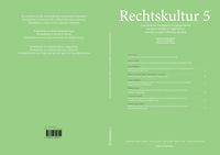 Produktbild: Rechtskultur 5