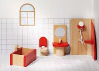 Bild vom Artikel Goki Puppenmöbel Badezimmer, Holz vom Autor 