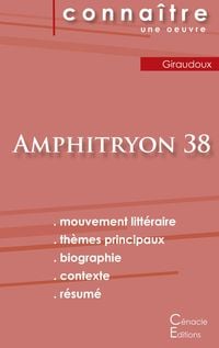 Produktbild: Fiche de lecture Amphitryon 38 de Jean Giraudoux (Analyse litt&eacute;raire de r&eacute;f&eacute;rence et r&eacute;sum&eacute; complet)