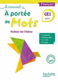 Produktbild: Le nouvel A port&eacute;e de mots, fran&ccedil;ais CE1, cycle 2