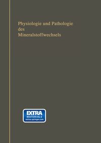 Produktbild: Physiologie und Pathologie des Mineralstoffwechsels