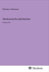 Produktbild: Medizinische Jahrb&uuml;cher