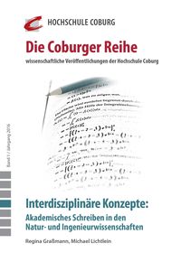 Produktbild: Interdisziplin&auml;re Konzepte: Akademisches Schreiben in den Natur- und Ingenieurwissenschaften