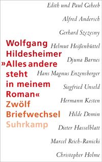 Bild vom Artikel »Alles andere steht in meinem Roman« vom Autor Wolfgang Hildesheimer