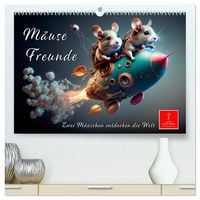 Produktbild: M&auml;use Freunde (hochwertiger Premium Wandkalender 2026 DIN A2 quer), Kunstdruck in Hochglanz