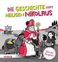 Produktbild: Die Geschichte vom heiligen Nikolaus Kontrastbuch (Pappbilderbuch)