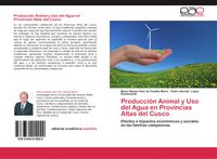 Produktbild: Producci&oacute;n Animal y Uso del Agua en Provincias Altas del Cusco