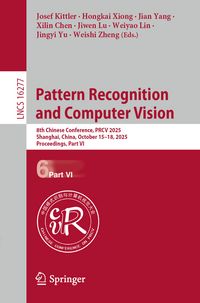 Produktbild: Pattern Recognition and Computer Vision