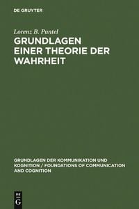 Produktbild: Grundlagen einer Theorie der Wahrheit