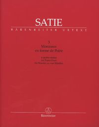 Produktbild: Satie, E: 3 Morceaux en forme de Poire f&uuml;r Klavier
