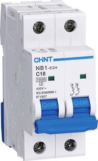 Produktbild: Chint 179825 NB1L Leitungsschutzschalter 2polig 13A