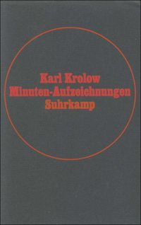 Produktbild: Minuten-Aufzeichnungen