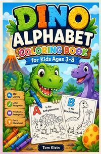 Produktbild: Dino Alphabet Coloring Book for Kids Ages 3-8