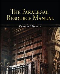 Produktbild: The Paralegal Resource Manual W/CD