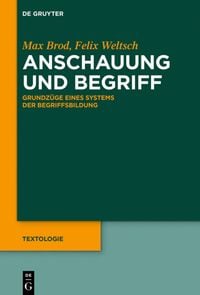 Produktbild: Anschauung und Begriff