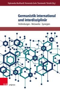 Produktbild: Germanistik international und interdisziplin&auml;r