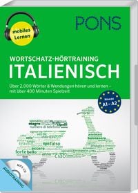Produktbild: PONS Wortschatz-H&ouml;rtraining Italienisch