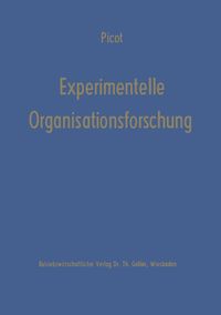 Produktbild: Experimentelle Organisationsforschung