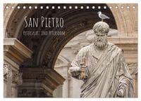 Produktbild: San Pietro - Petersplatz und Petersdom (Tischkalender 2027 DIN A5 quer), CALVENDO Monatskalender